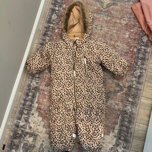 H&M Tan Leopard Print Kids Jacket